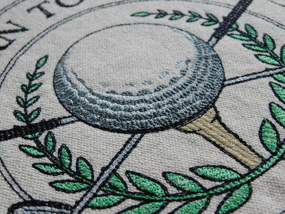 Born to Golf Handmade Embroidered Tote Bags in Calgary