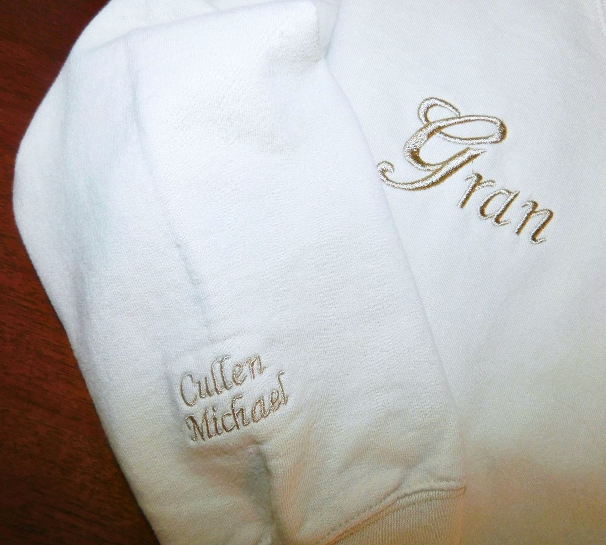 Custom Embroidered Gran Sweatshirt