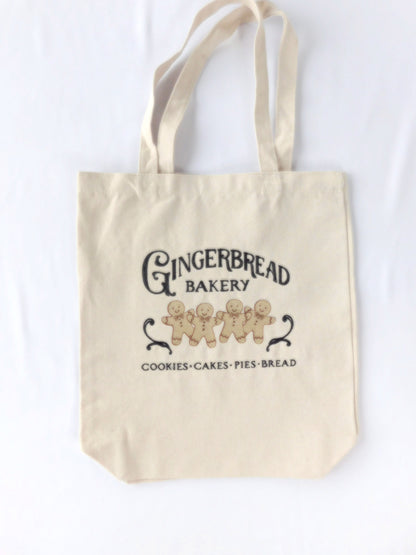 Gingerbread Canvas Tote Bag