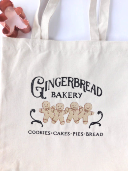 Gingerbread Canvas Tote Bag