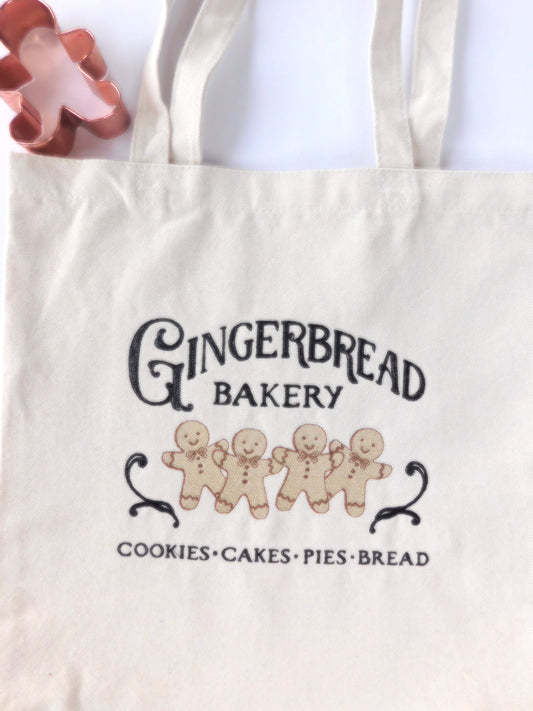 Gingerbread Canvas Tote Bag