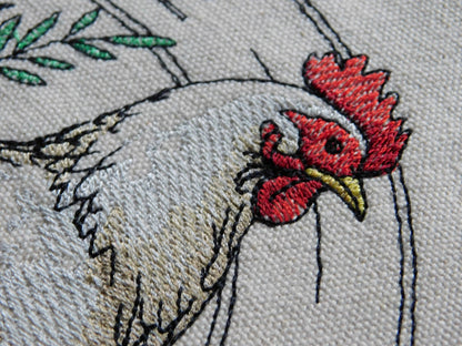 Free Range Handmade Embroidered Tote Bags in Calgary