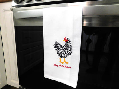 Lady of the Manor Handmade Tea Towel in Calgary
