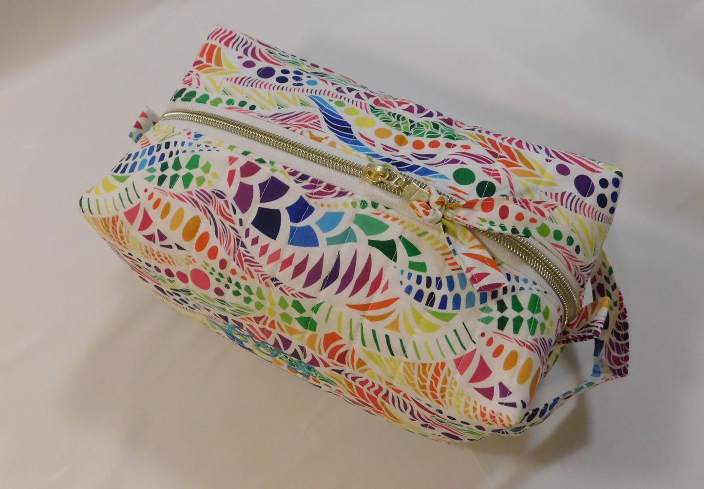 Colourful Embroidered Cosmetic Bag